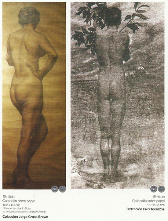 DESNUDO - OBRAS EN CARBONILLA DE MODESTO DELGADO RODAS